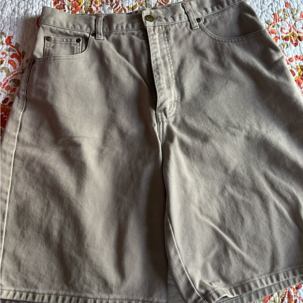 Eddie Bauer Women's Tan Bermuda Shorts